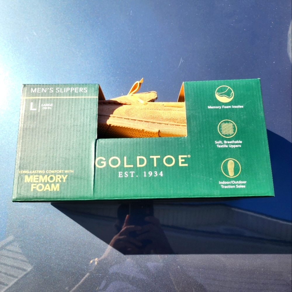 Goldtoe men's slippers - Picture 1 of 4